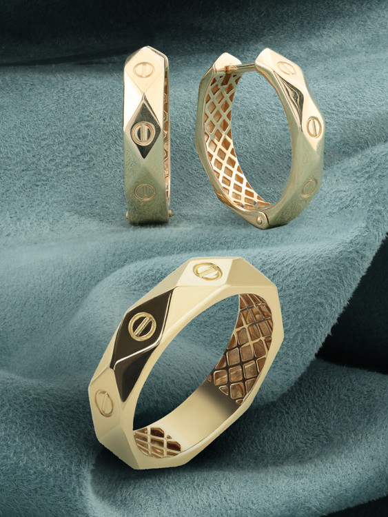 Серьги из золота