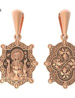 Образок из золота 585 пробы