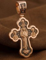 Крест из золота 585 пробы