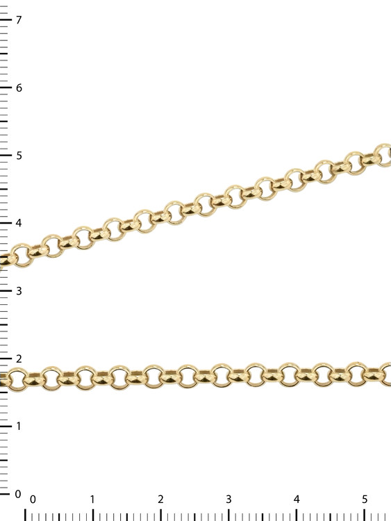 Цепь из лимонного золота