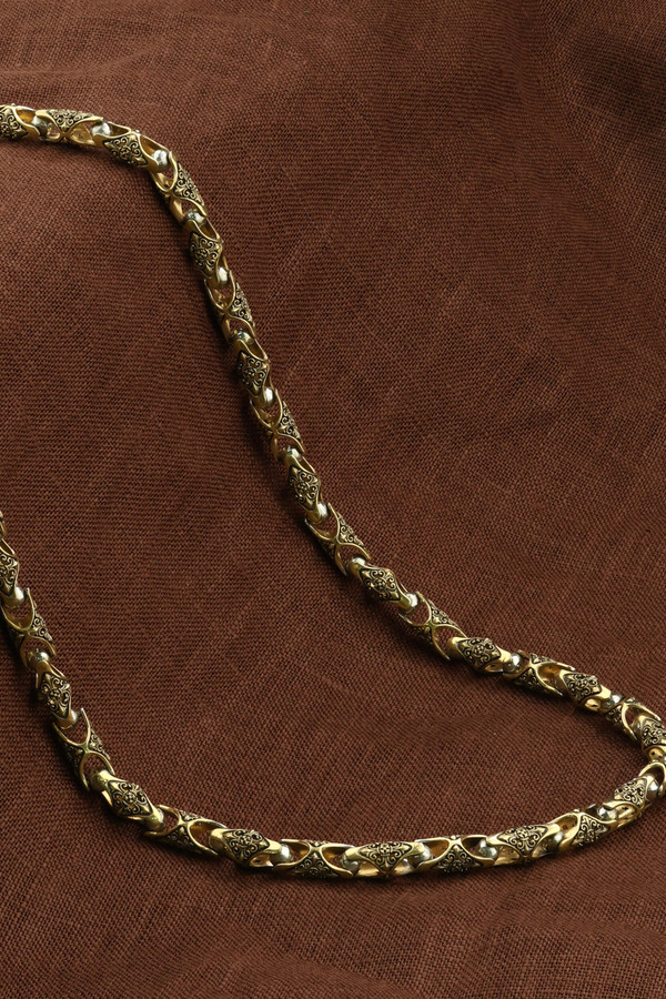 Цепь из лимонного золота