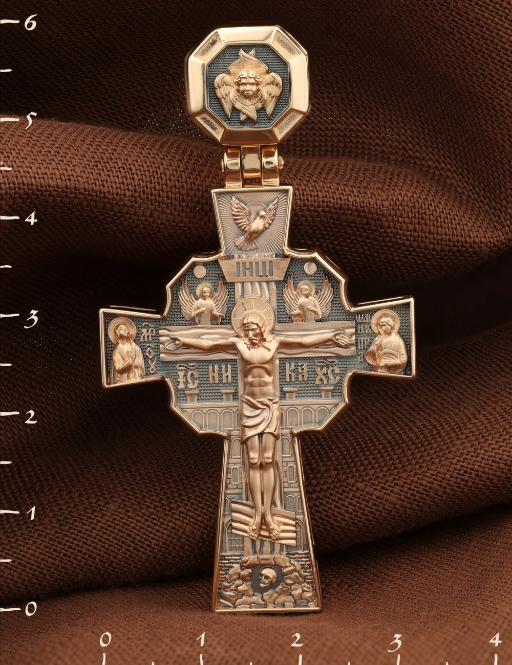 Крест из золота 585 пробы