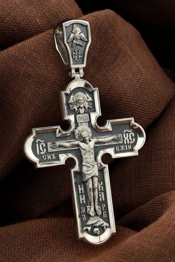 Крест из серебра 925 пробы
