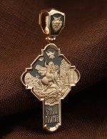 Крест из золота 585 пробы