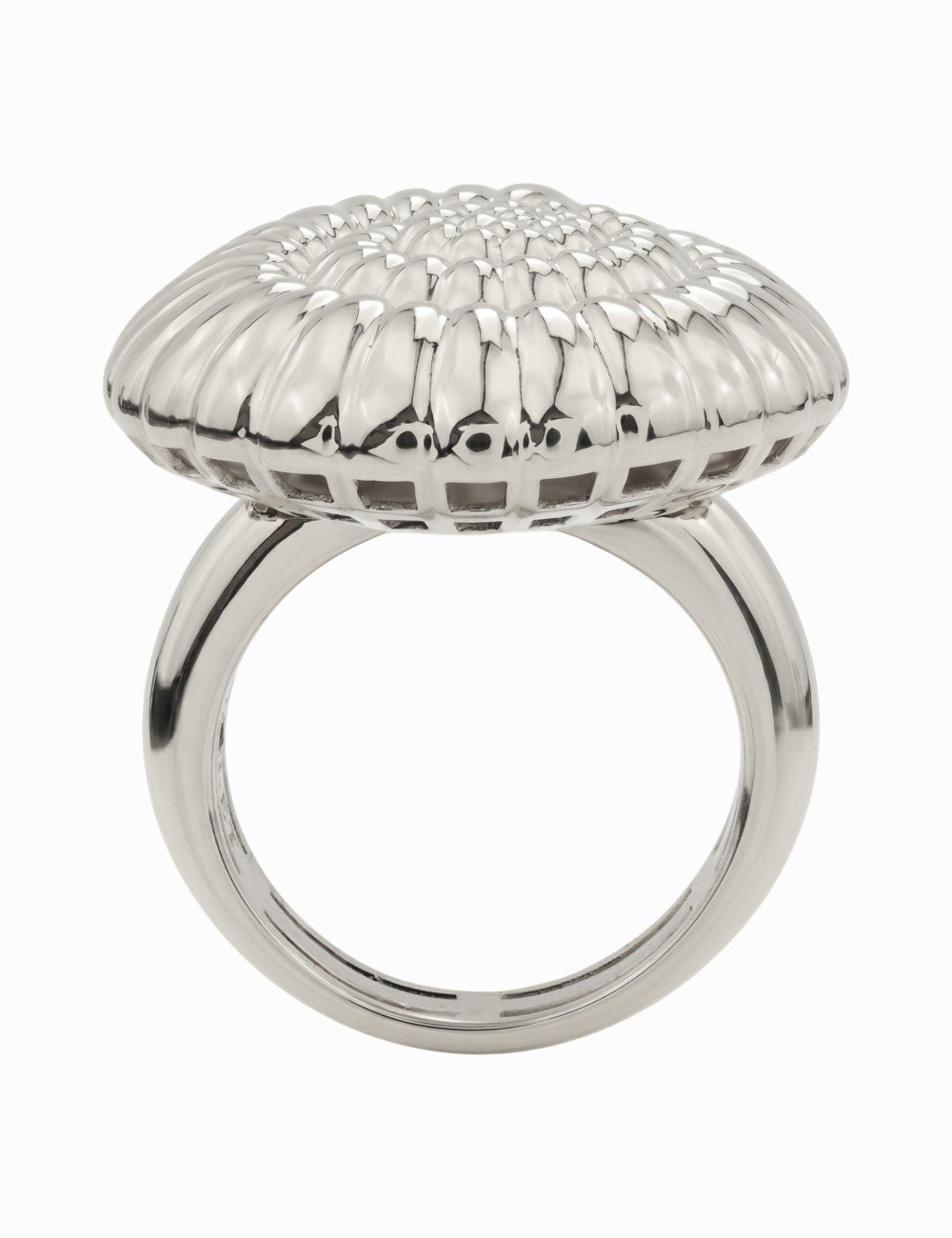 Кольцо из белого золота c рубином