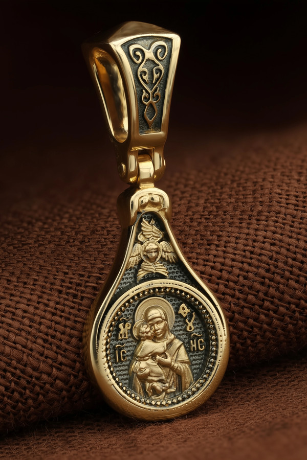 Образок из лимонного золота