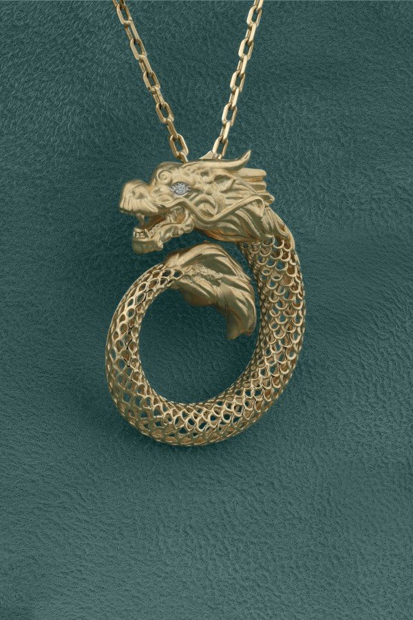 Подвеска из золота c бриллиантами