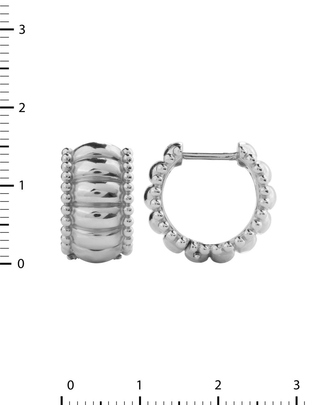 Серьги из белого золота 585 пробы