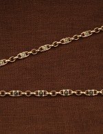 Цепь из золота 585 пробы c эмалью