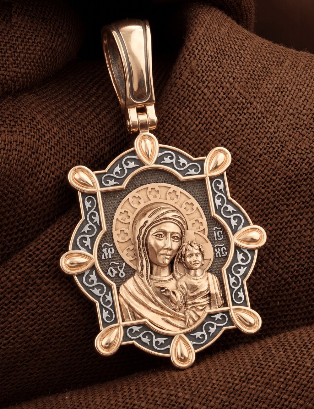 Образок из золота 585 пробы