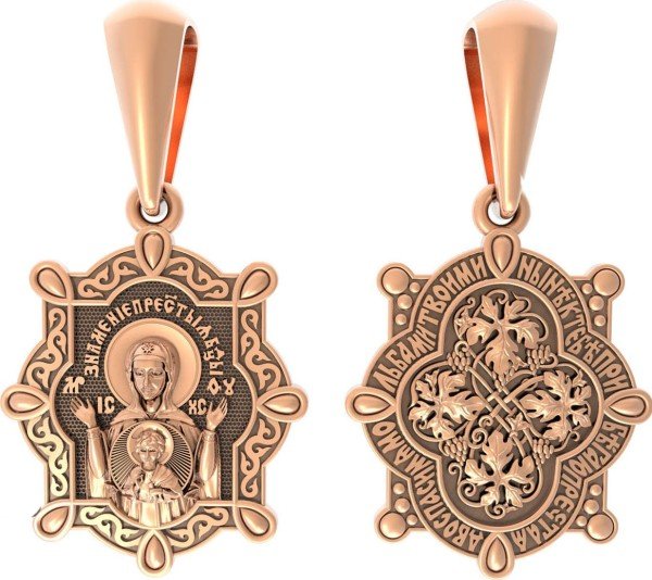 Образок из золота