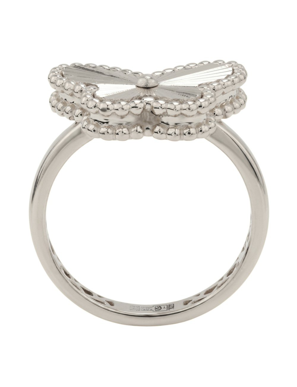 Кольцо из белого золота c рубином