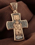 Крест из золота 585 пробы