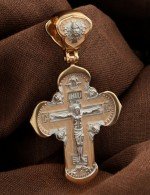 Крест из золота 585 пробы