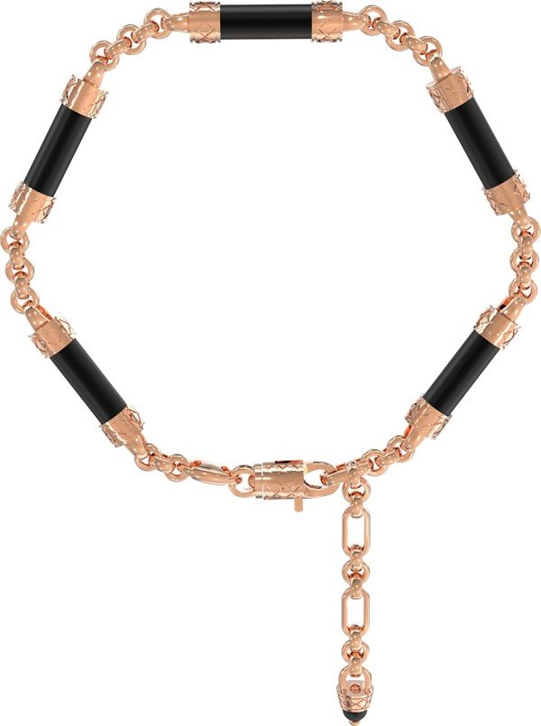 Браслет из золота 585 пробы c ониксом