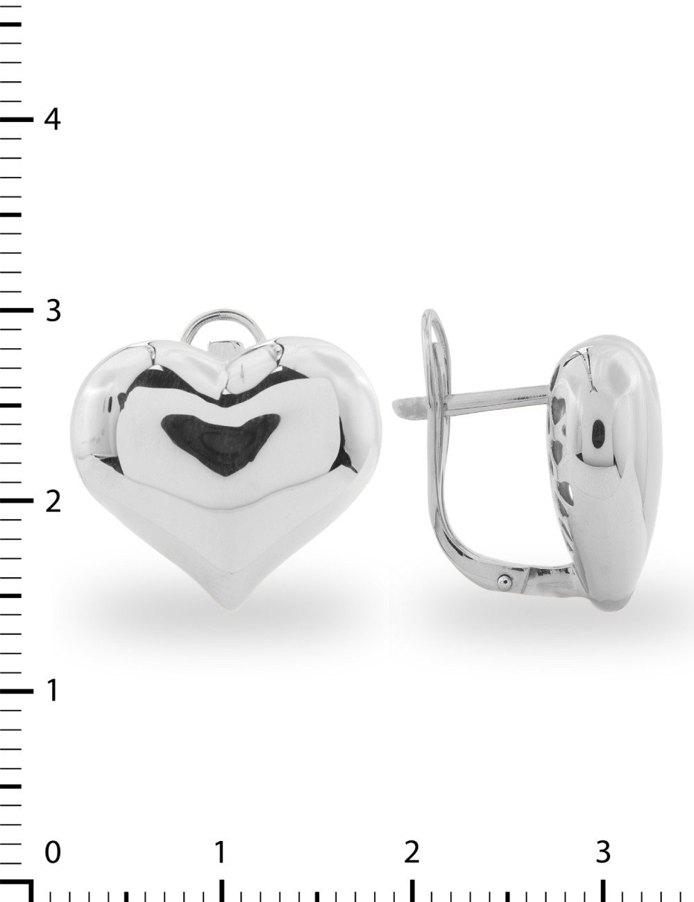 Серьги из белого золота 585 пробы