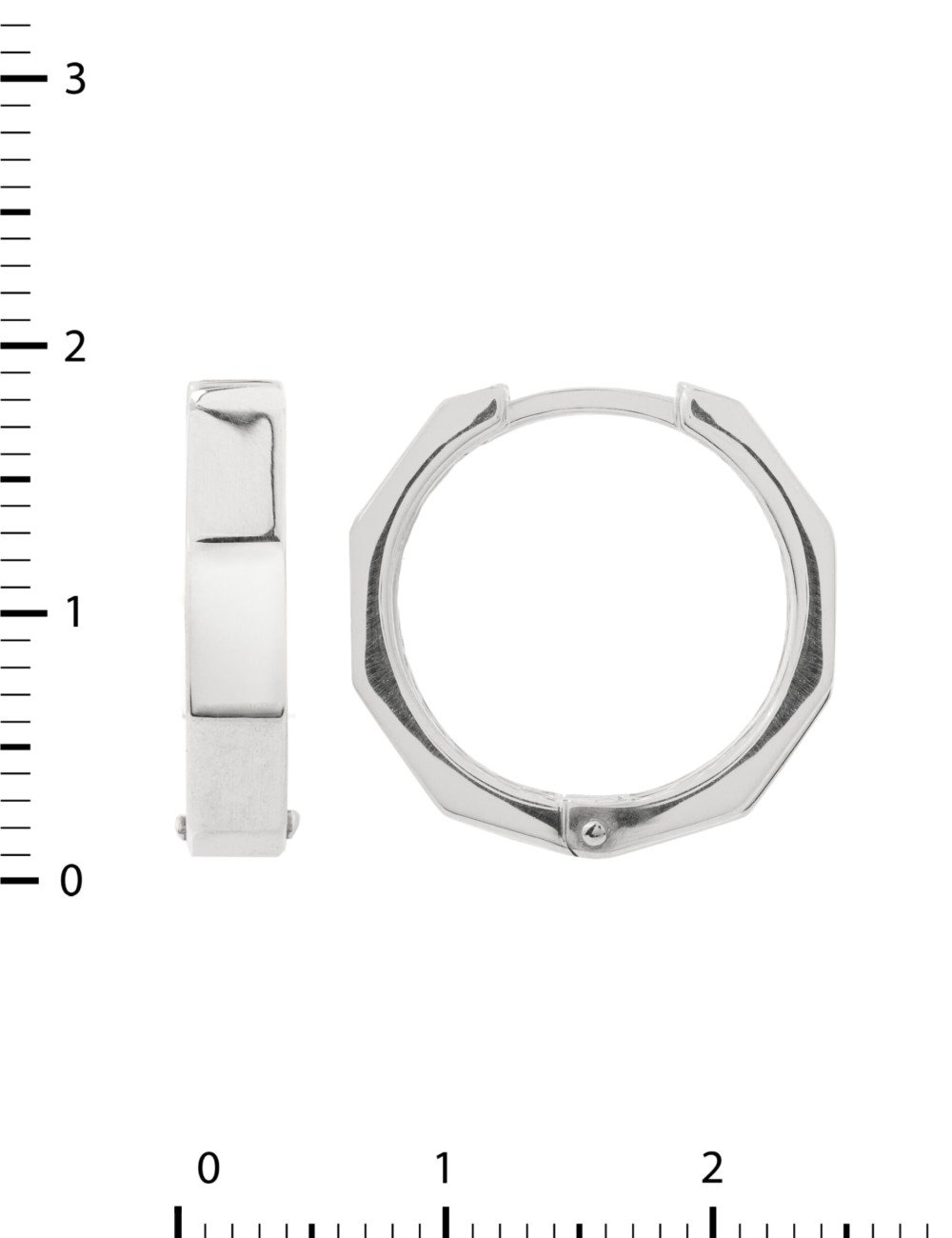 Серьги из белого золота 585 пробы
