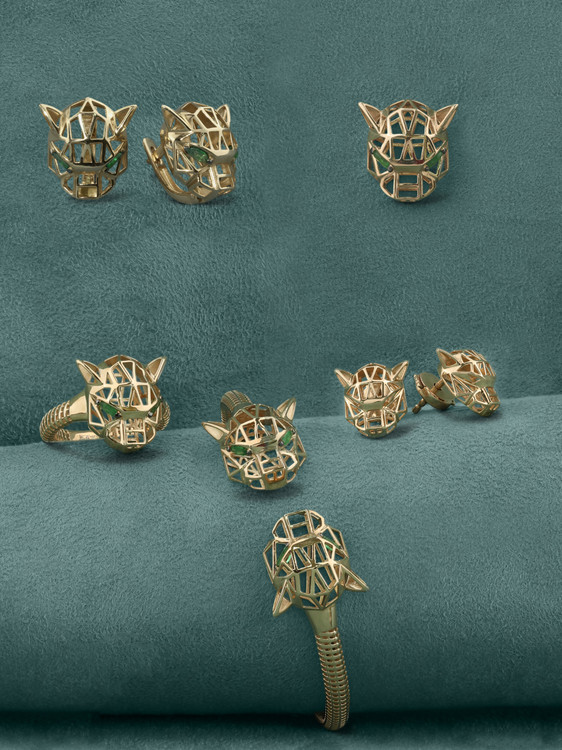 Подвеска из золота c изумрудом