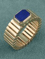 Кольцо из золота c лазуритом