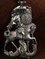 Образок из белого золота 585 пробы