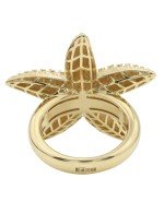 Кольцо из лимонного золота c рубином