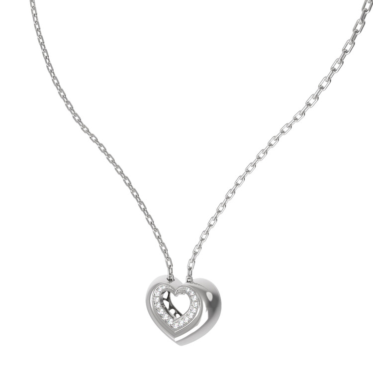 Колье из белого золота c бриллиантами