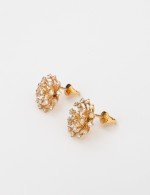 Серьги из золота 585 пробы c бриллиантами