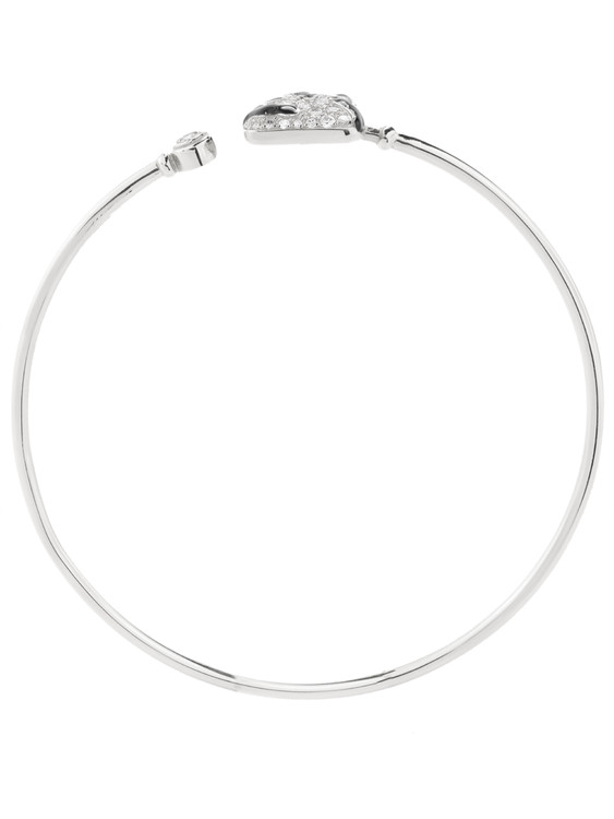 Браслет из белого золота c эмалью и бриллиантами