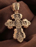 Крест из золота 585 пробы