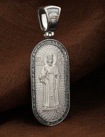 Образок из белого золота 585 пробы