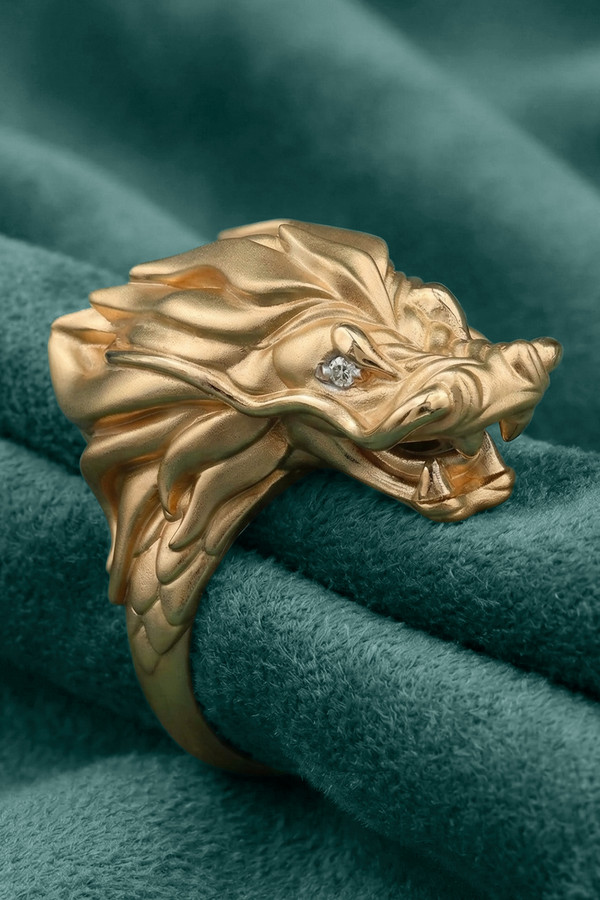 Кольцо из золота c бриллиантами