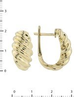 Серьги из лимонного золота 585 пробы