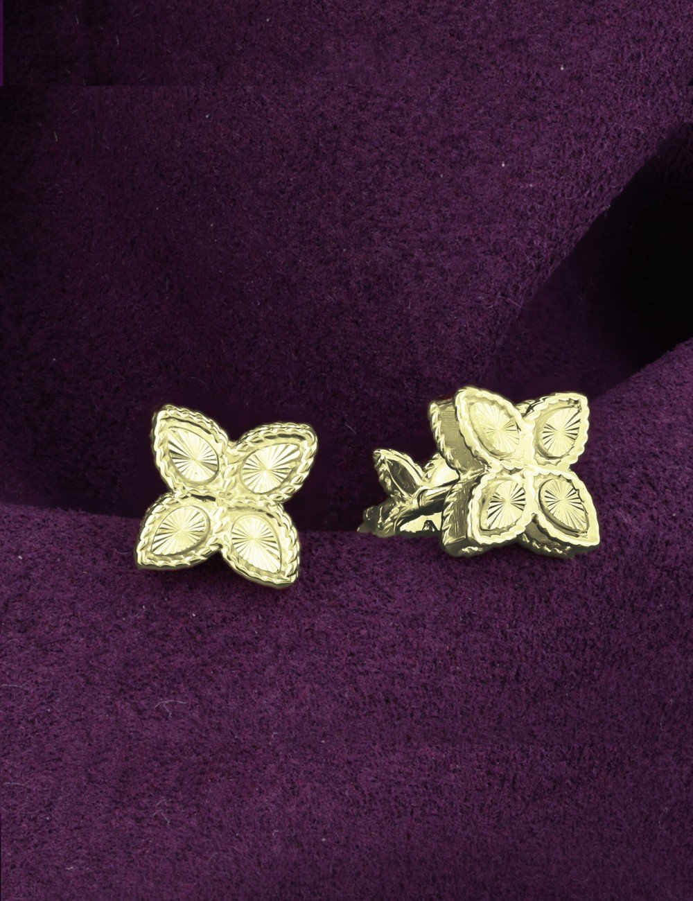 Серьги из лимонного золота 585 пробы