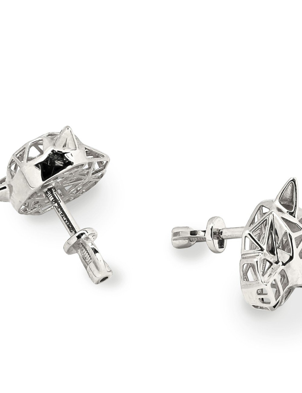 Серьги из белого золота