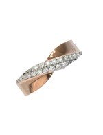 Кольцо из золота 585 пробы c бриллиантами