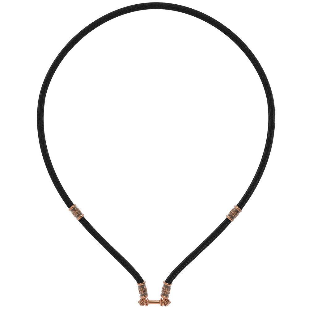 Шнурок шёлковый из золота c шёлковым шнурком