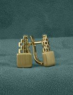 Серьги из лимонного золота 585 пробы