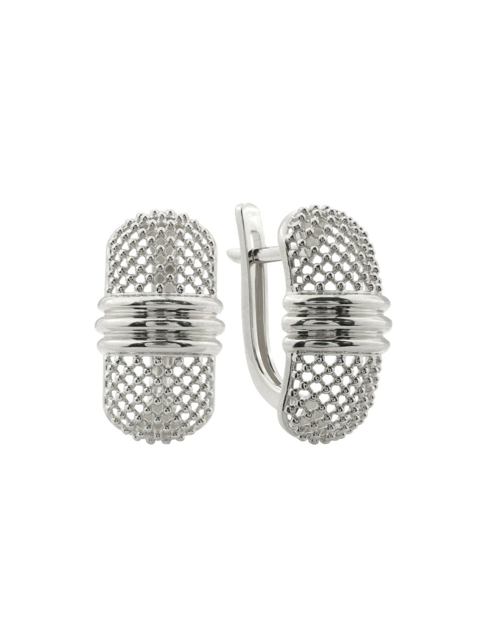 Серьги из белого золота 585 пробы
