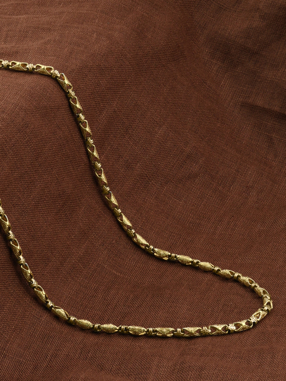 Цепь из лимонного золота