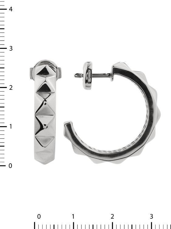 Серьги из белого золота