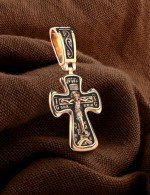 Крест из золота 585 пробы