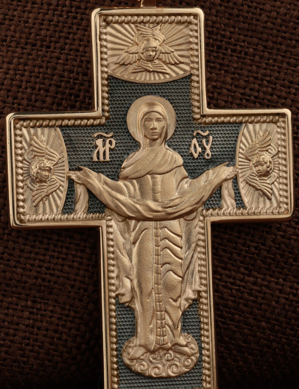 Крест из золота 585 пробы
