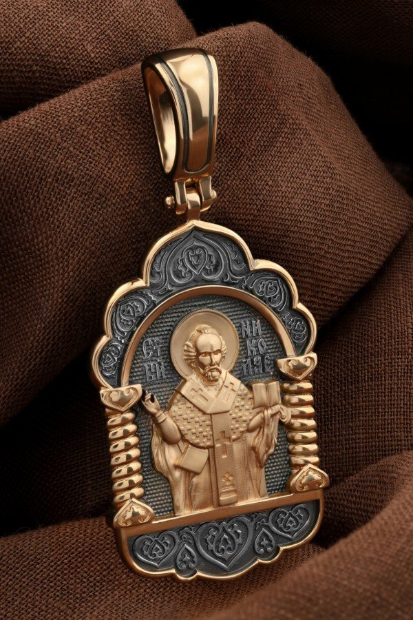 Образок из золота 585 пробы