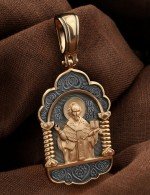 Образок из золота 585 пробы