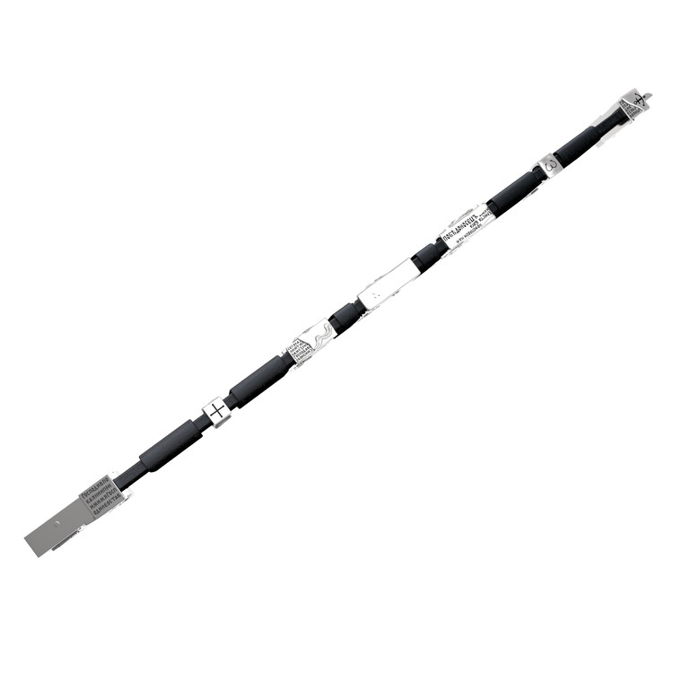 Браслет из белого золота c кожаным шнурком