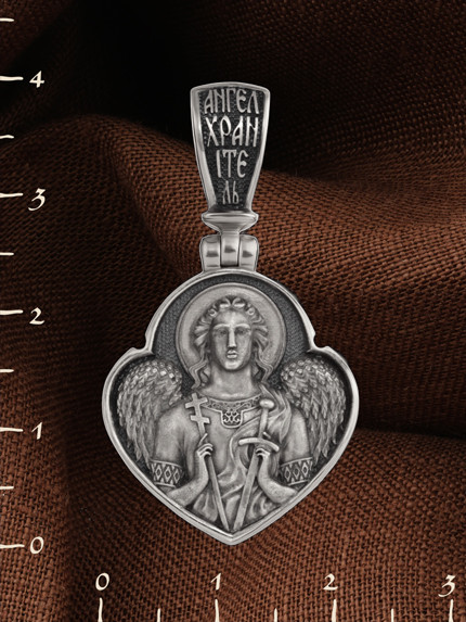 Образок из белого золота