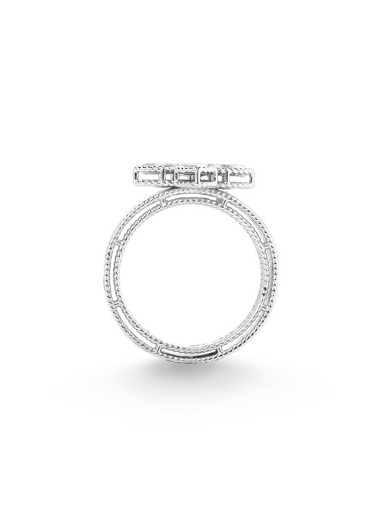 Кольцо из белого золота