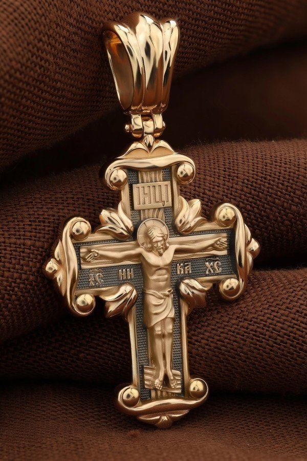 Крест из золота 585 пробы