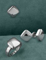 Серьги из белого золота 585 пробы