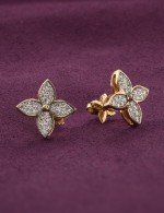 Серьги из золота 585 пробы c бриллиантами
